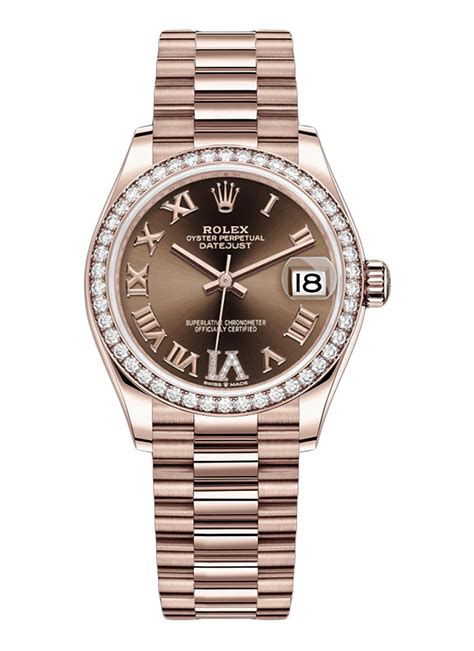 rolex datejust midsize rose gold|rolex datejust price chart.